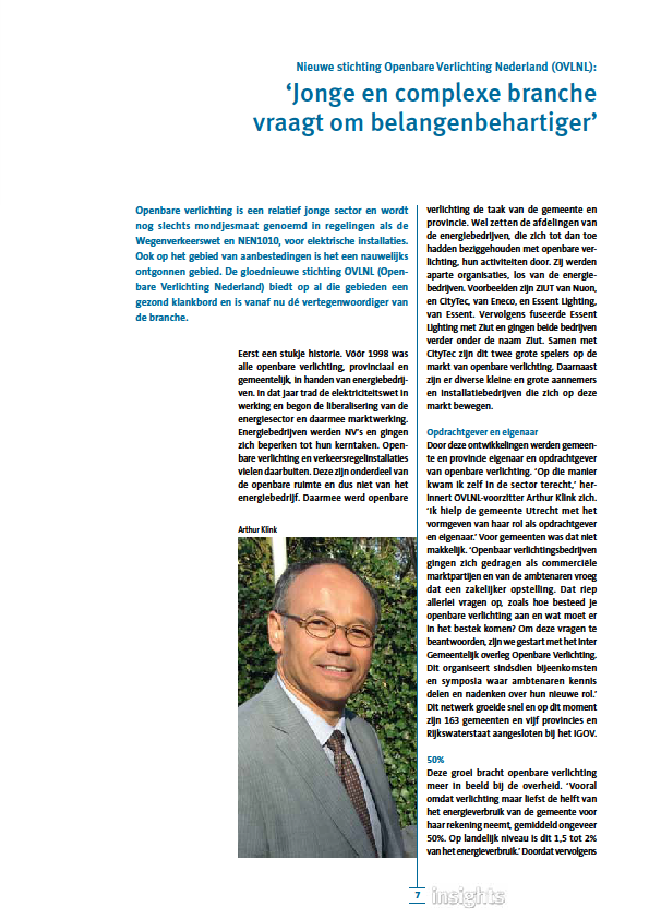 Insights artikel over onstaan OVLNL Insights artikel over onstaan OVLNL